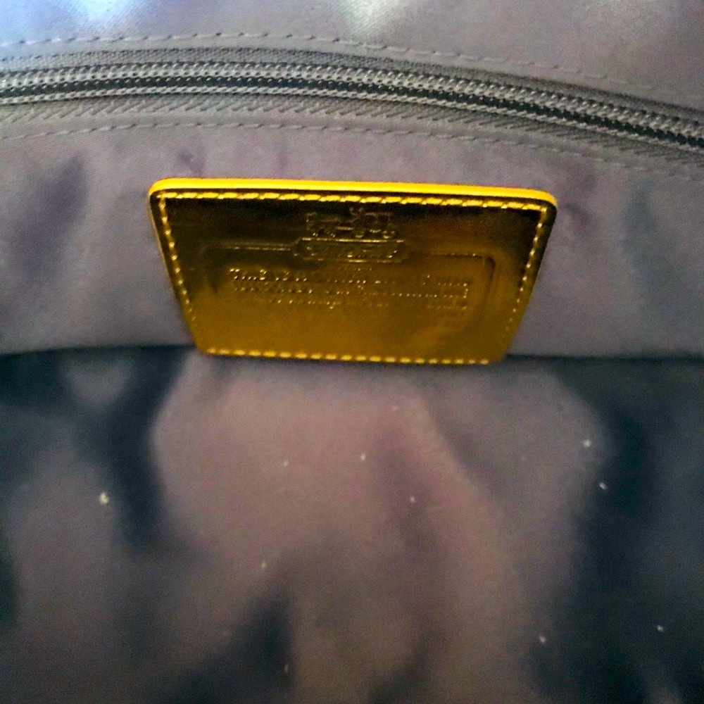 New Black Coach Handbag and Coin Wallet - Picture 3 of 9
